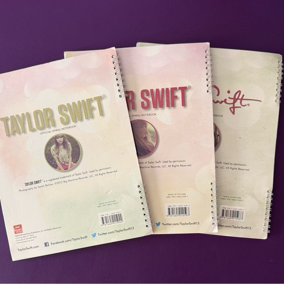 *NWT* Bundle of 12 OFFICIAL Taylor Swift New & Unused Journals - Picture 3 of 10